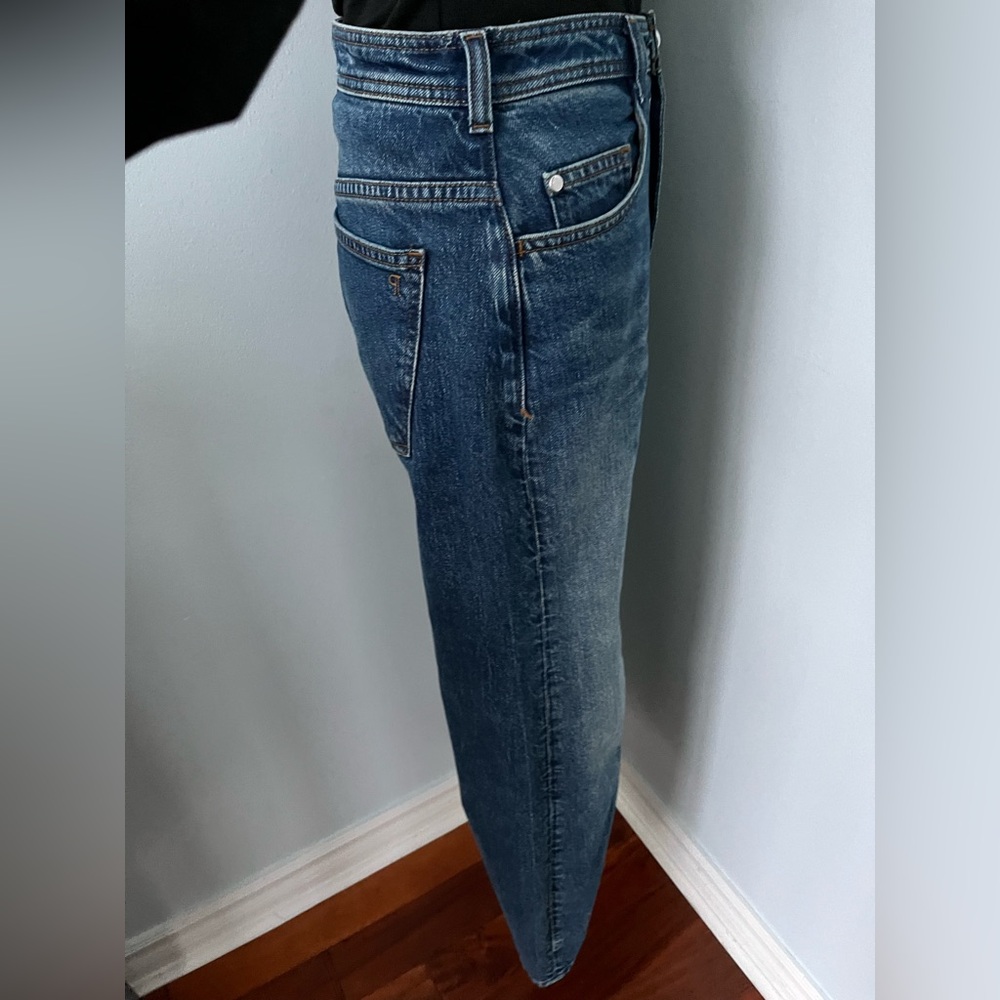 PILCRO BOWED SLOUCH HIGH-RISE TAPER JEANS sz 23 Tall. OUT OF STOCK ONLIN… - Picture 13 of 14